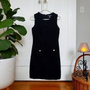 Black Tweed Karl Lagerfeld Dress